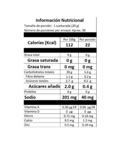 tabla-nutricional-alpha-bcaa-smartmuscle