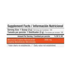 tabla-nutricional-creatine-monohidrate-3000-healthy-sports