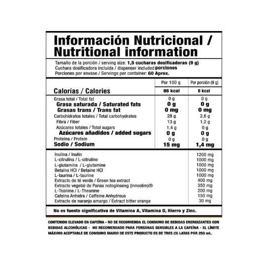 tabla-nutricional-smart-burner-smart-nutrition tabla-nutricional-smart-burner-smart-nutrition