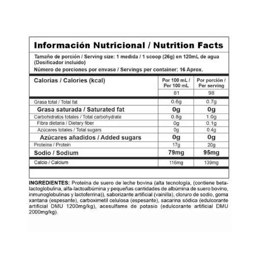 tabla-nutricional-bipro-classic-1-libra-nutramerican tabla-nutricional-bipro-classic-1-libra-nutramerican