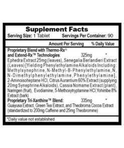 tabla-nutricional-lipodrene-hardcore-htp