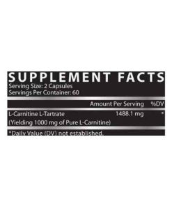 tabla-nutricional-l-carnitina-1000-mg-nutrex