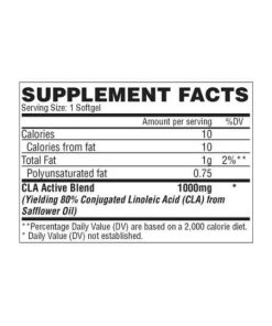 tabla-nutricional-cla-100-mg-nutrex