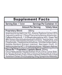 tabla-nutricional-lipodrene-xtreme-hi-tech