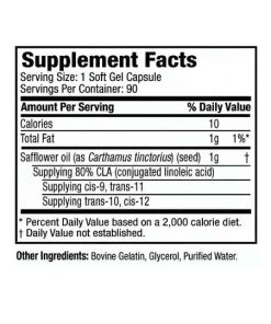 tabla-nutricional-platinum-cla-800-mg-muscletech