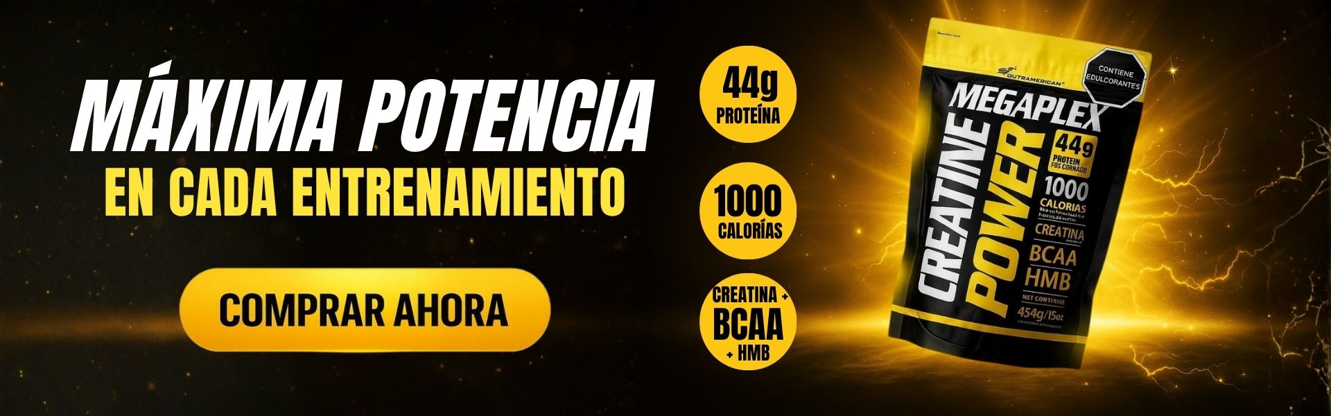 banner megaplex creatine power escritorio
